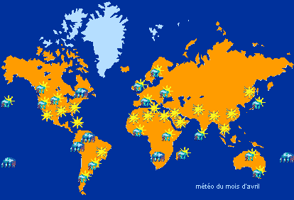 meteo du mois d'avril