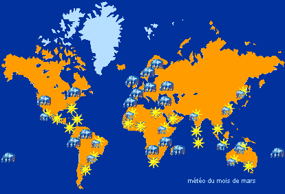 meteo du mois de mars