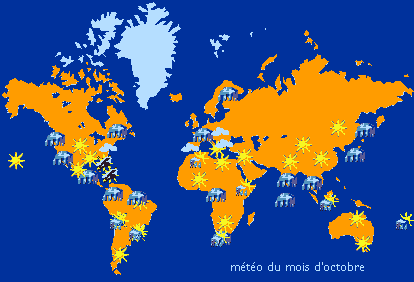 meteo du mois d'octobre