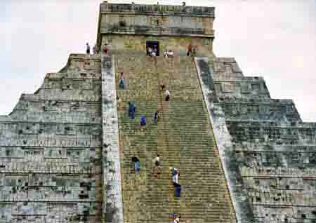 Temple Chichen Itza Yucatan Mexique