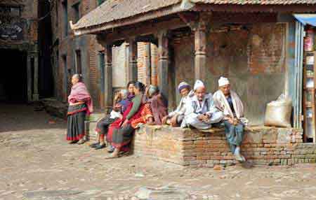 Bhaktapur valle de Katmandou Npal