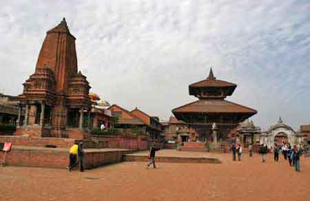 Durbar Square Bhaktapur valle de Katmandou Npal