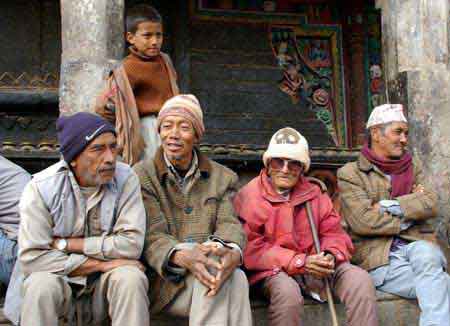 Bungamati dans la vallée de Katmandou Npal 