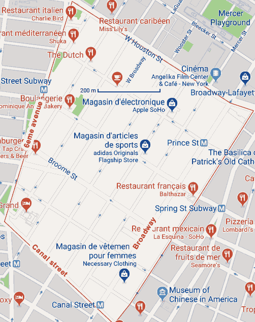 carte de Soho