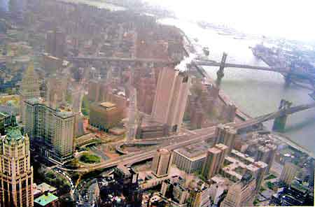 New-York vue en hélicoptère 
