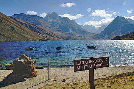 Pérou Parc national Huascaran lac Querococha