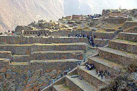 Pérou forteresse d' Ollantaytambo  