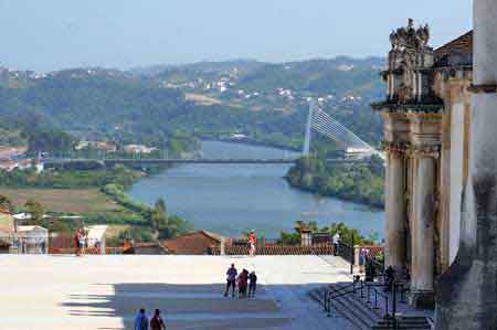 vue sur le Mondego à partir de l'Université de Coimbra