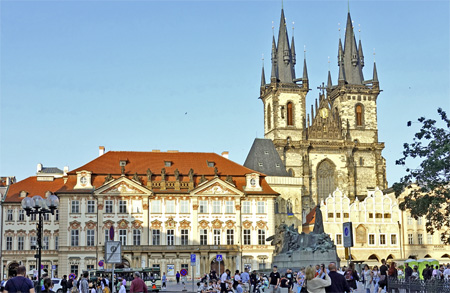 Prague Stare Mesto Eglise Nd de Tyn 