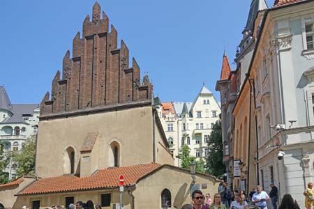 Prague la synagogue vieille nouvelle