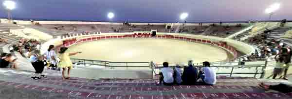 les arènes de Stes maries de la mer (Google street)