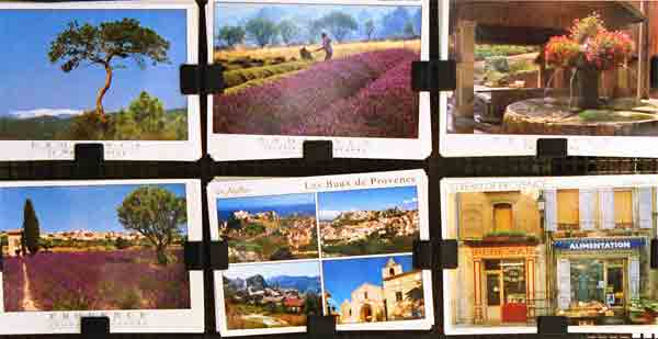 cartes postales les baux de provence