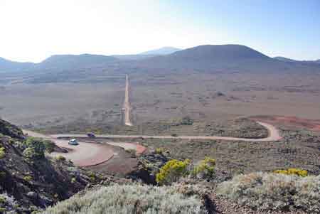 le piton de la fournaise : la plaine des sables