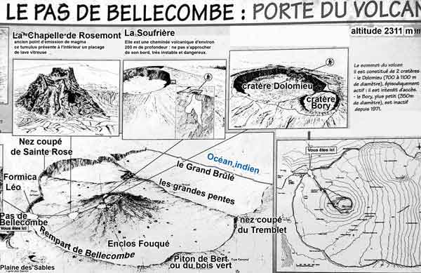 pas de Bellecombe piton de la fournaise La Runion