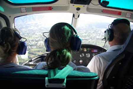 tour en hélicoptère