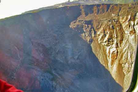 tour en hélicoptère le volcan