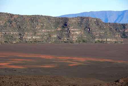 route du volcan  plaine des sables