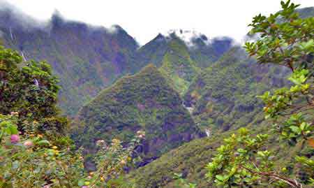 vallée et remparts de Takamaka  Saint Benoit La  Réunion