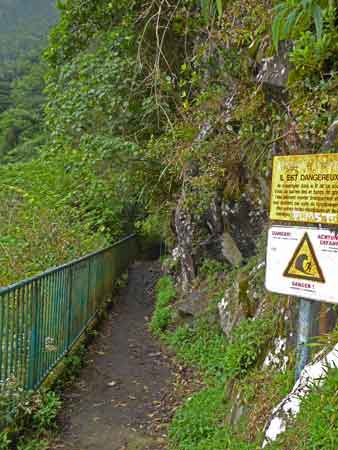 sentier de Takamaka Saint Benoit La  Réunion