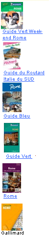 guides touristiques sur Rome