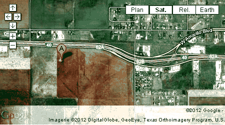 carte de cadillac ranch texas route 66
