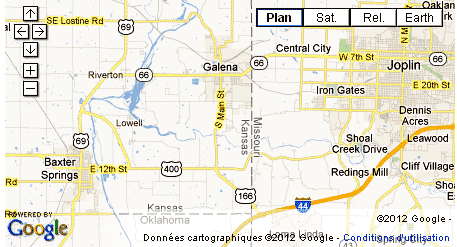 carte Kansas route 66