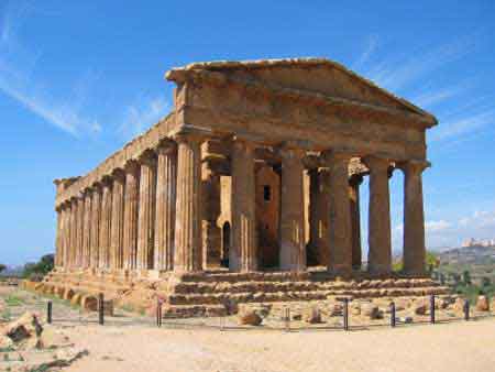 temple de la Concorde Agrigente Sicile