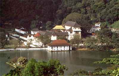 temple de Kandy lac Sri Lanka