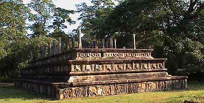 Polonnaruwa les ruines du palais Sri lanka 