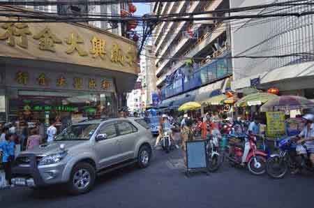 Thailande  Bangkok Quartier chinois