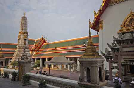 Thaïlande - Bangkok  Wat Suthat temple de la balançoire géante