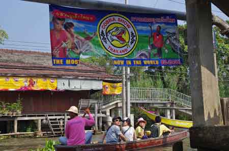 Thailande Damnoen Saduak : jardin flottant