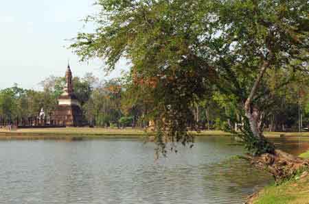 temple historique de Sukhotha&iuml; - Thailande