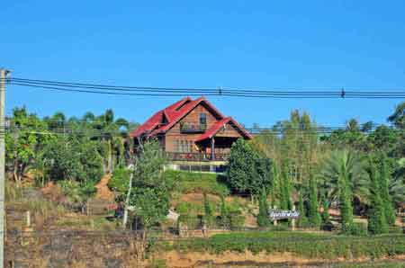 route vers Phayao  Thaïlande