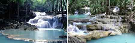 hailande chutes  Erawan