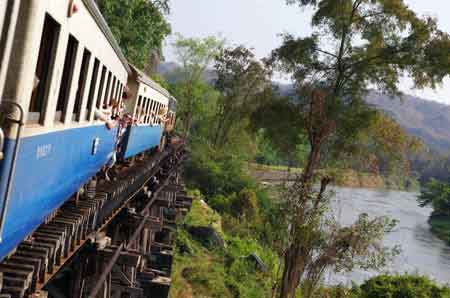 thailande train riviere kwai