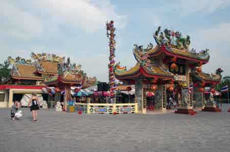 Thaïlande le temple chinois de Suphanburi