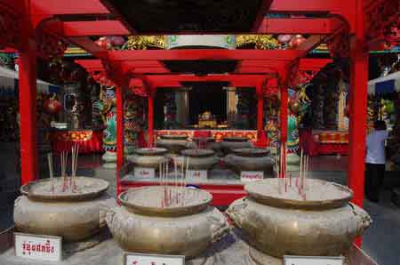 Thaïlande le temple chinois de Suphanburi