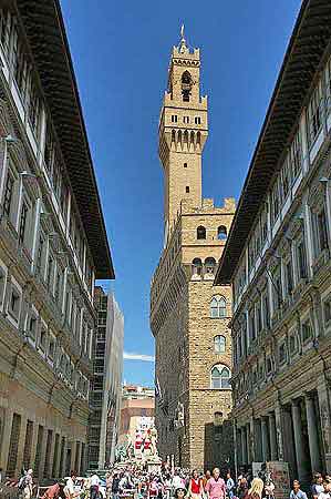 Florence galerie Uffizi des
						Offices Toscane Italie