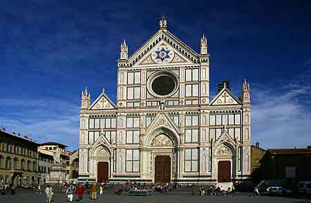 Florence  basilique Santa Croce Toscane Italie