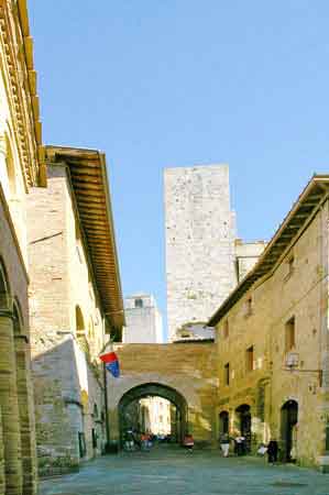 San Gimignano  Toscane Italie