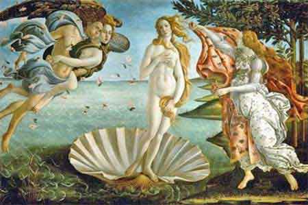 naissance de vénus par Sandro Boticelli Florence Toscane Italie 
