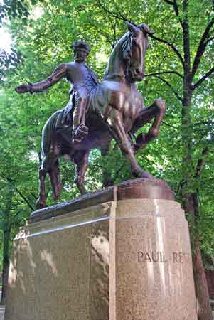 Boston Statue de Paul Revere