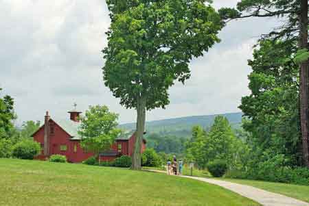 paysage dans les berkshires