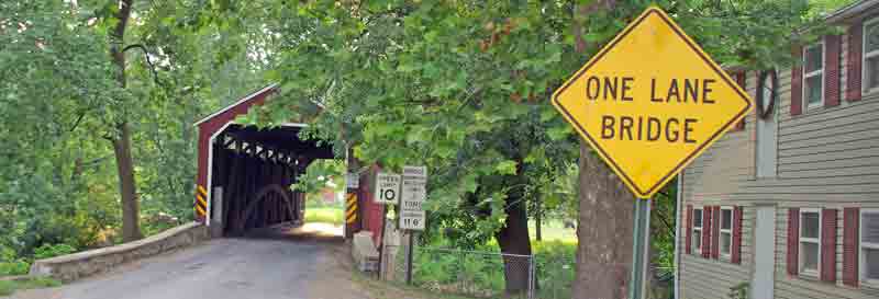 Ponts couverts region de   Lancaster Pennsylvanie 