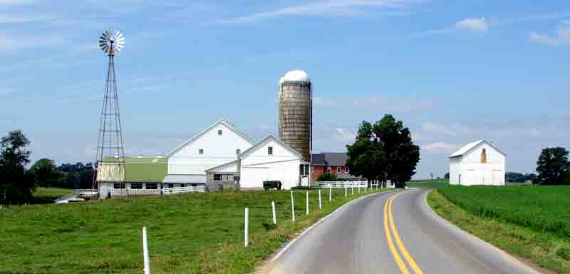 ferme amish Pennsylvania comt de Lancaster