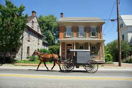 Strasburg  Pennsylvanie train town usa  