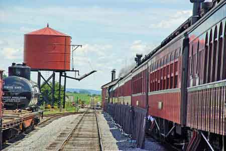 Musée  train  Pennsylvanie  Strasburg  