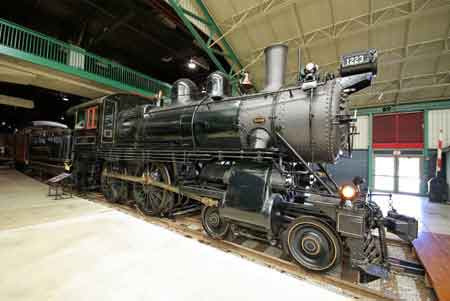 Musée  train  Pennsylvanie  Strasburg  