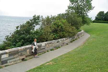 Cliff walk  Newport Rhode Island 